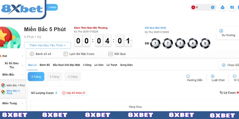 Chơi Xổ số miền Bắc nhận thưởng lớn