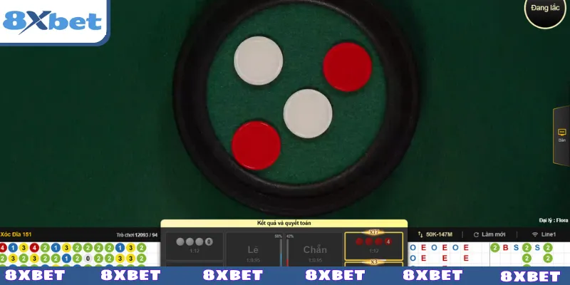 Thủ thuật chơi Xóc đĩa 8XBET thắng lớn