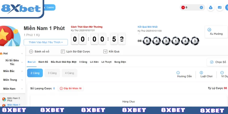 Xổ số nhiều kiểu cược hấp dẫn