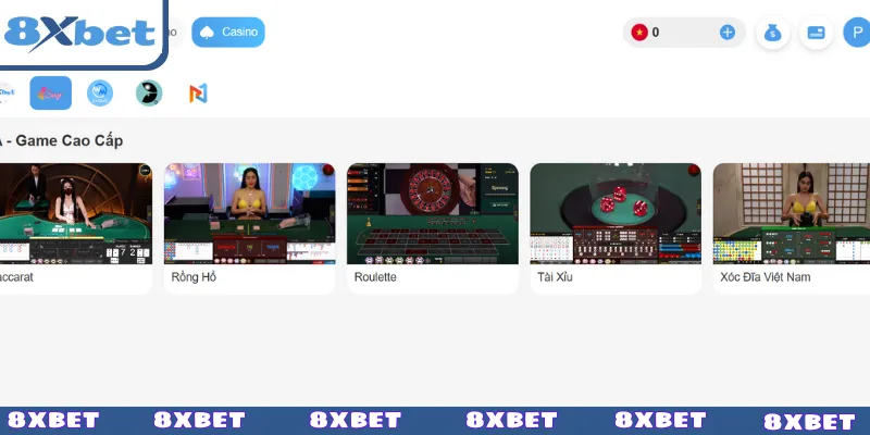 Xóc đĩa 8XBET lựa chọn của nhiều người