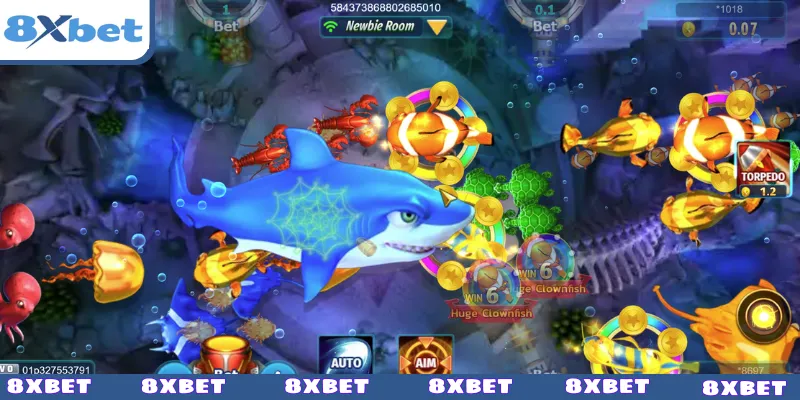 Khám phá sảnh bắn cá 8XBET với tính năng độc đáo