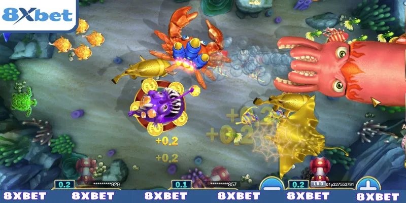 Làm chủ vũ khí đặc biệt khi tham gia bắn cá 8XBET