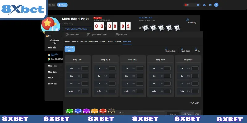 Mẹo chơi xổ số 8XBET cực chuẩn cho newbie